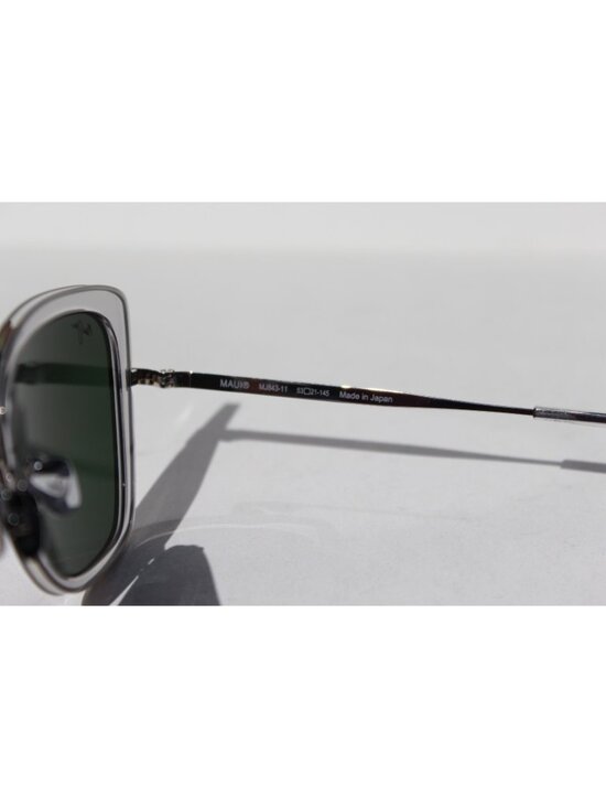 MAUI JIM Violet Lake POLARIZED Sunglasses Silver Titanium/Blue Mirror NEW Japan main image 9
